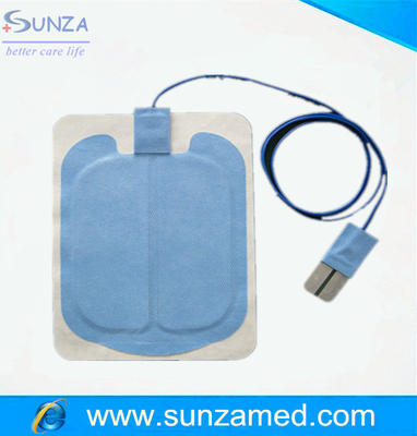 OEM ERBE pad  Valleylab pad and kinds of pad connector with 1m 2.5m 3m cable,foam/nonwoven backing,bipolar for adult