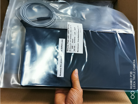 silicone materials plate,reusable, grounding pad  with wire, length 3m ,quality silicone pad for ESU 6.3 Pin PLUG